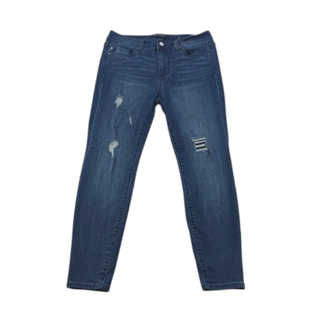 Liverpool Jeans Skinny Jeans Ankle Distressed Size 29